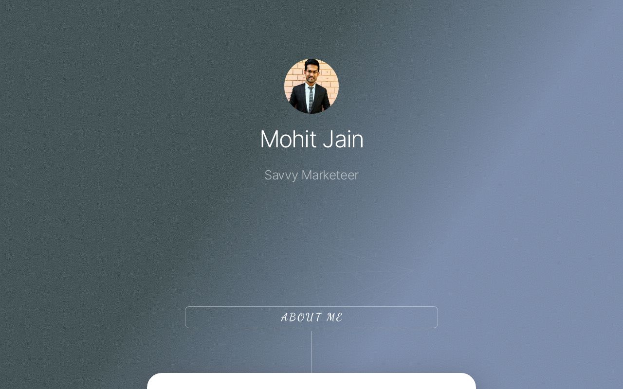Carrd profile picture for @mohitjain